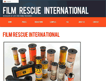 Tablet Screenshot of filmrescue.com